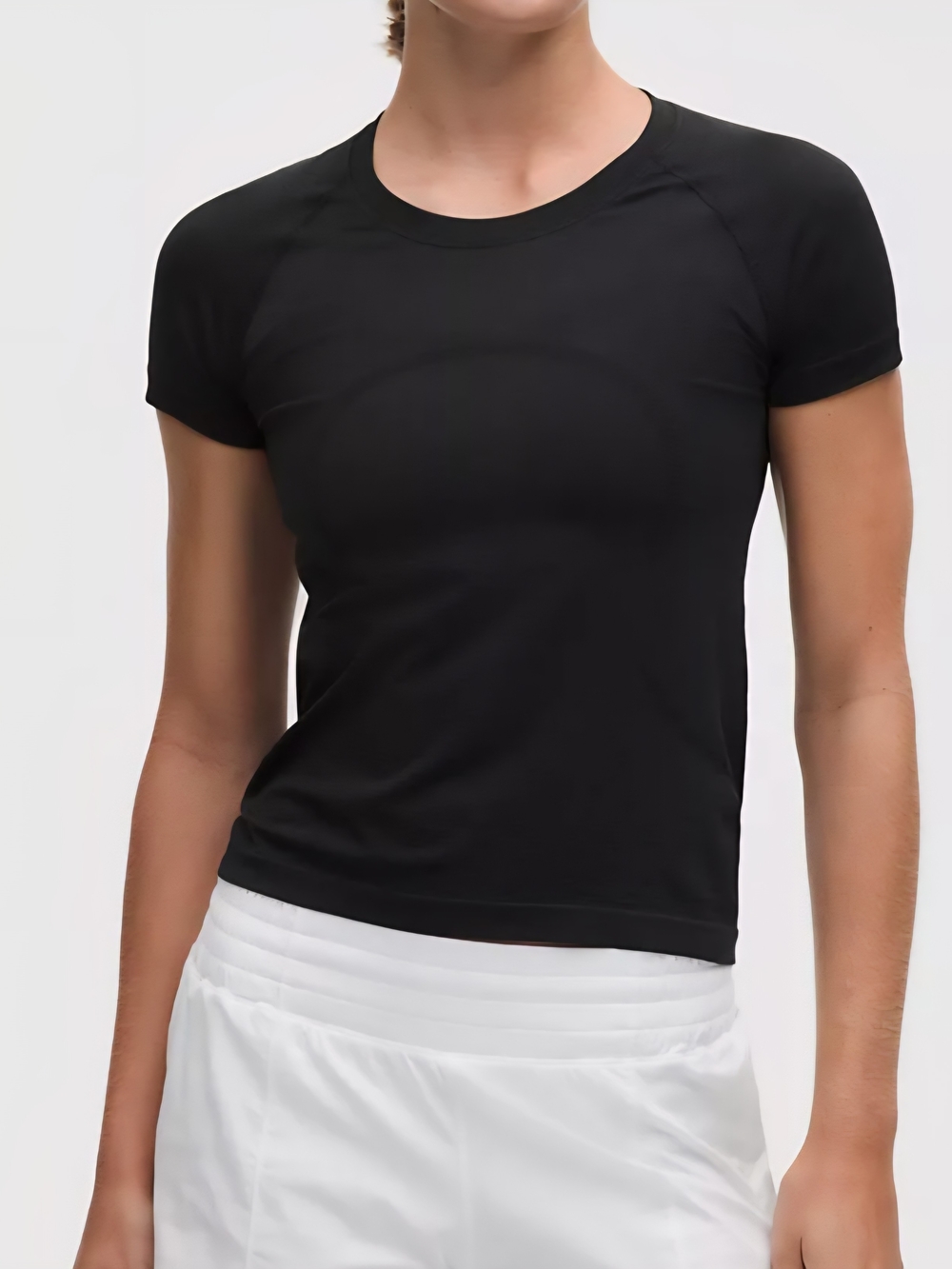 lululemon athletica Black Swiftly Tech Short-Sleeve Shirt Like New Waist Length
